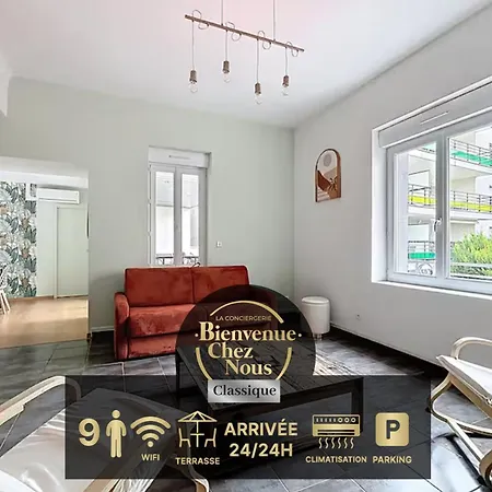 Maison Magnifique 9 Couchages Parkings Clim Apartment